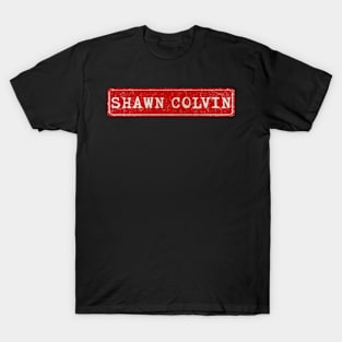 vintage retro plate Shawn Colvin T-Shirt